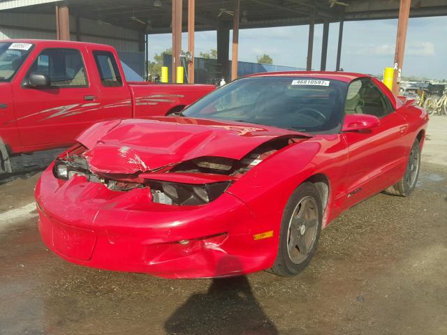 2G2FS22K3X2220745 - 1999 PONTIAC FIREBIRD RED photo 2