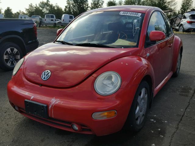 3VWCC21C5XM411231 - 1999 VOLKSWAGEN NEW BEETLE Qırmızı foto 2
