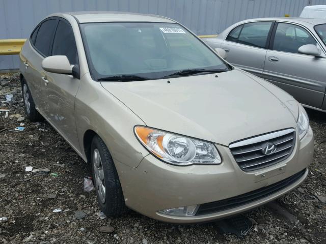 KMHDU46D89U618627 - 2009 HYUNDAI ELANTRA GL TAN photo 1