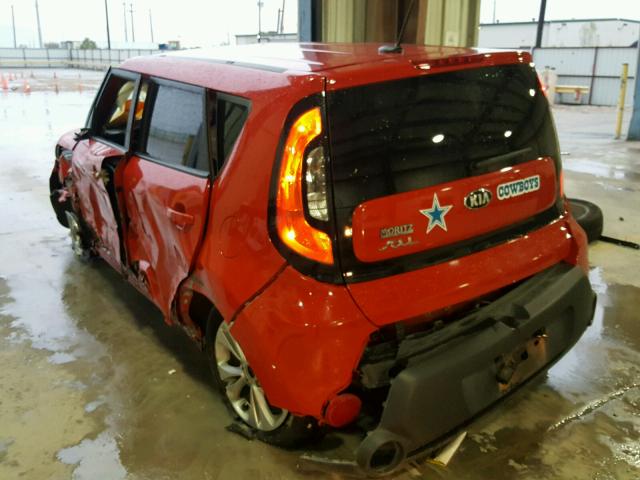 KNDJP3A5XF7781332 - 2015 KIA SOUL + RED photo 3