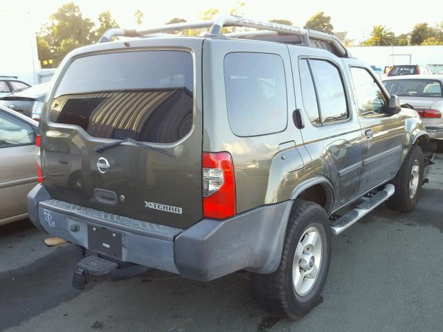 5N1ED28T23C627625 - 2003 NISSAN XTERRA XE GREEN photo 4