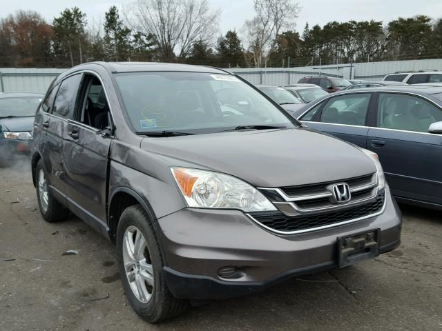 5J6RE4H5XAL000579 - 2010 HONDA CR-V EX GRAY photo 1