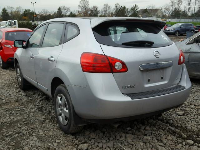 JN8AS5MV8CW405546 - 2012 NISSAN ROGUE S SILVER photo 3