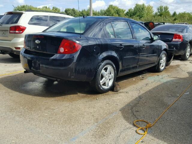 1G1AF5F52A7121682 - 2010 CHEVROLET COBALT 2LT BLACK photo 4