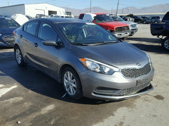 KNAFX4A67G5508900 - 2016 KIA FORTE LX GRAY photo 1