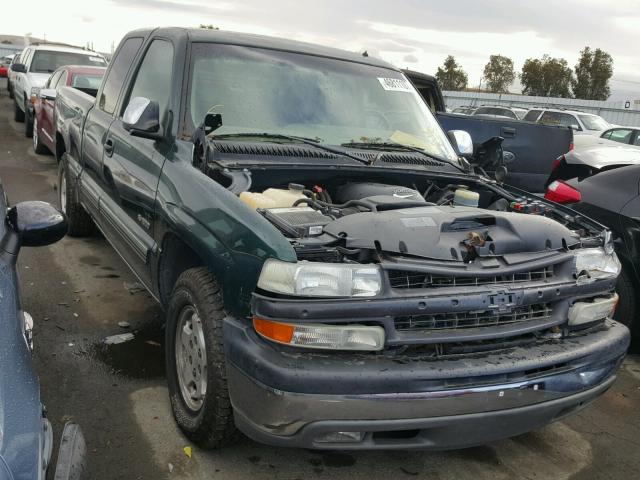 2GCEC19T821245149 - 2002 CHEVROLET SILVERADO GREEN photo 1