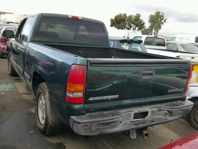 2GCEC19T821245149 - 2002 CHEVROLET SILVERADO GREEN photo 3