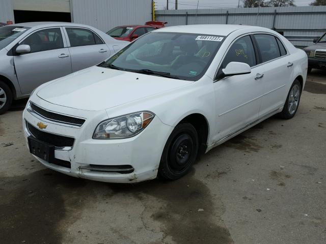 1G1ZD5EU5CF275877 - 2012 CHEVROLET MALIBU 2LT WHITE photo 2