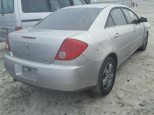 1G2ZH58N174169786 - 2007 PONTIAC G6 GT SILVER photo 4