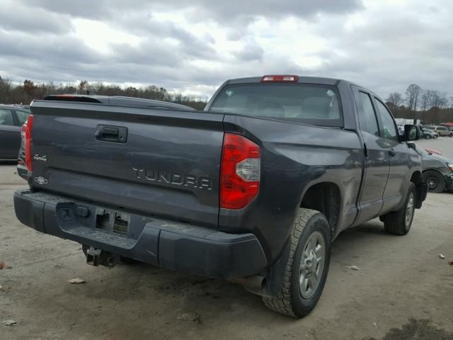 5TFUM5F11EX054845 - 2014 TOYOTA TUNDRA DOU GRAY photo 4