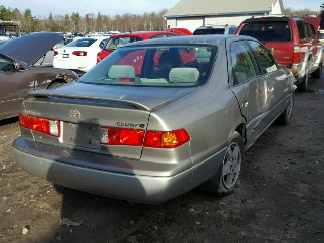 JT2BG22K510545491 - 2001 TOYOTA CAMRY CE GRAY photo 4