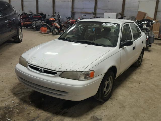 1NXBR12E0XZ235896 - 1999 TOYOTA COROLLA VE WHITE photo 2