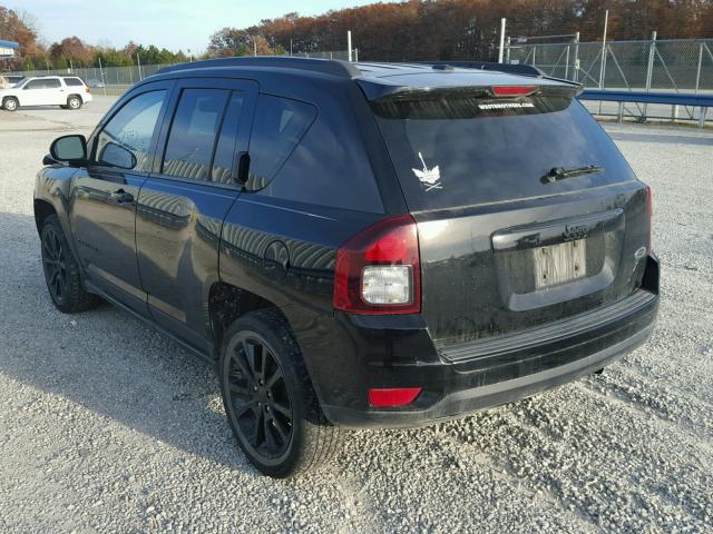 1C4NJCBA6ED821890 - 2014 JEEP COMPASS SP BLACK photo 3