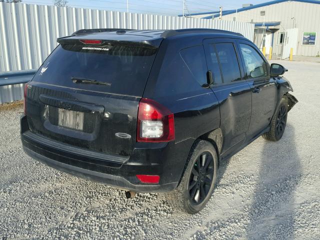 1C4NJCBA6ED821890 - 2014 JEEP COMPASS SP BLACK photo 4