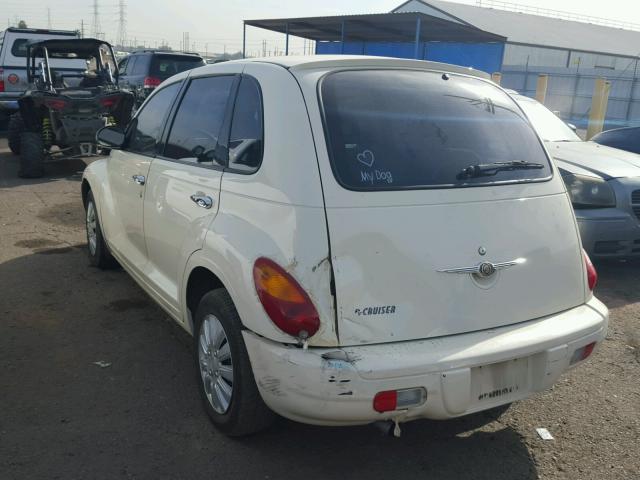 3A4FY48B17T601683 - 2007 CHRYSLER PT CRUISER WHITE photo 3