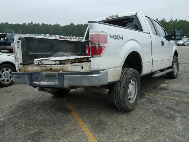 1FTFX1ET3DFA22009 - 2013 FORD F150 SUPER WHITE photo 4