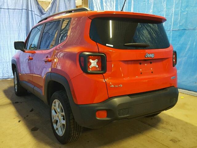 ZACCJBBB0HPE82690 - 2017 JEEP RENEGADE RED photo 3