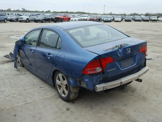 1HGFA16806L042770 - 2006 HONDA CIVIC EX 蓝色 照片 3