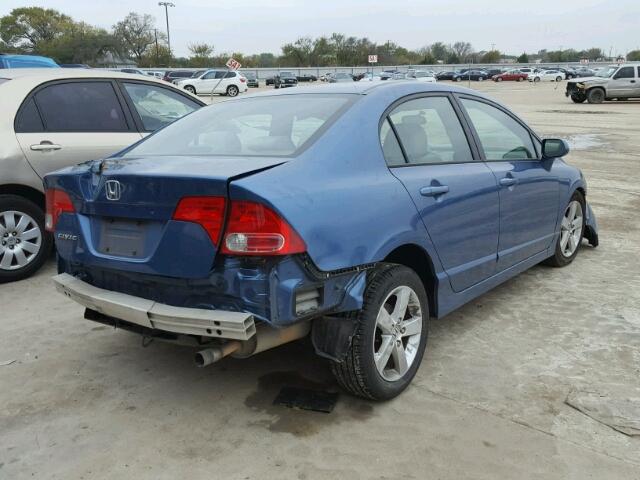 1HGFA16806L042770 - 2006 HONDA CIVIC EX 蓝色 照片 4