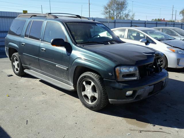 1GNET16P846102857 - 2004 CHEVROLET TRAILBLAZE GREEN photo 1