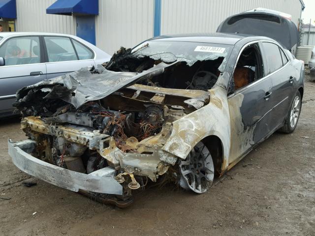 1G11C5SL5EF179486 - 2014 CHEVROLET MALIBU 1LT BLACK photo 2