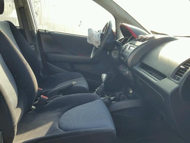 JHMGD37617S032287 - 2007 HONDA FIT S 红色 照片 5