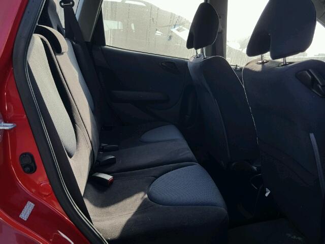 JHMGD37617S032287 - 2007 HONDA FIT S 红色 照片 6