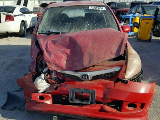 JHMGD37617S032287 - 2007 HONDA FIT S 红色 照片 9