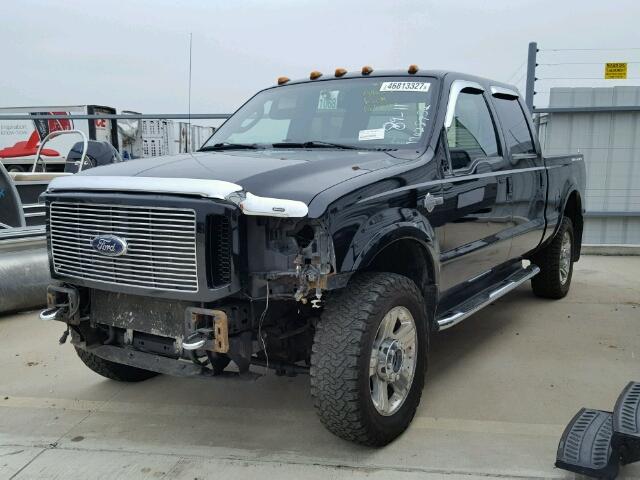 1FTWW31P66ED08307 - 2006 FORD F350 SRW S BLACK photo 2