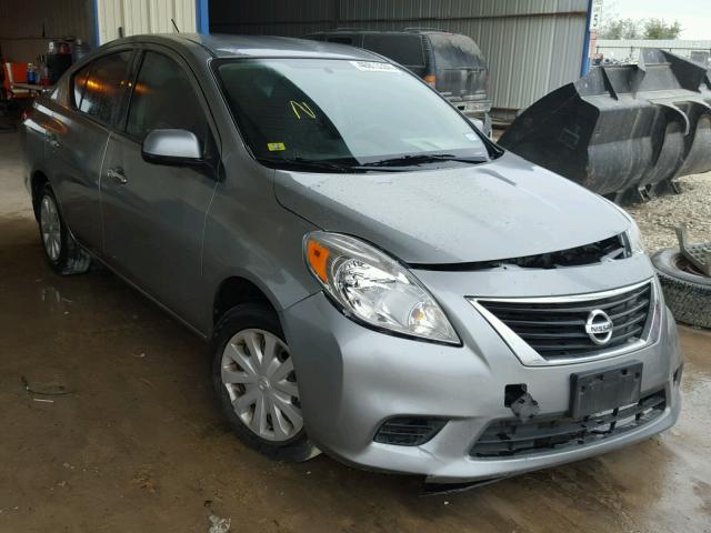 3N1CN7AP5EL840131 - 2014 NISSAN VERSA S SILVER photo 1