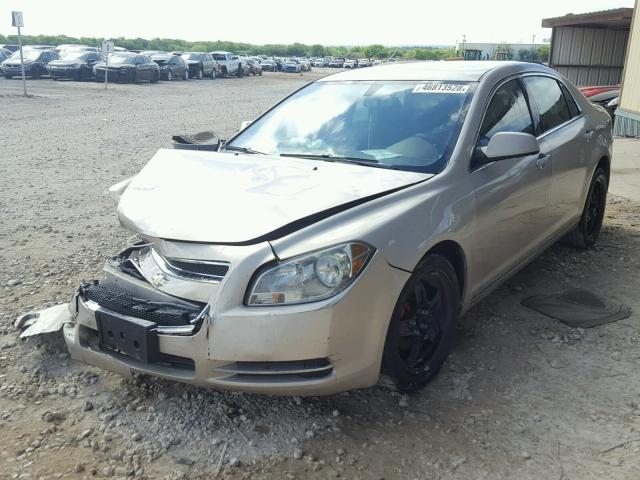 1G1ZC5EB3AF116077 - 2010 CHEVROLET MALIBU 1LT BEIGE photo 2