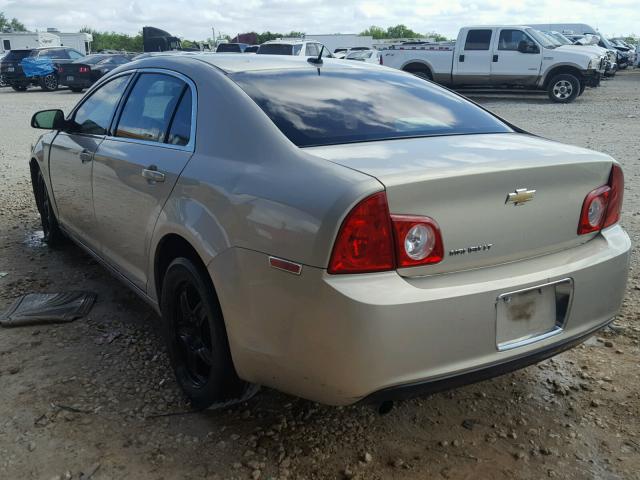 1G1ZC5EB3AF116077 - 2010 CHEVROLET MALIBU 1LT BEIGE photo 3