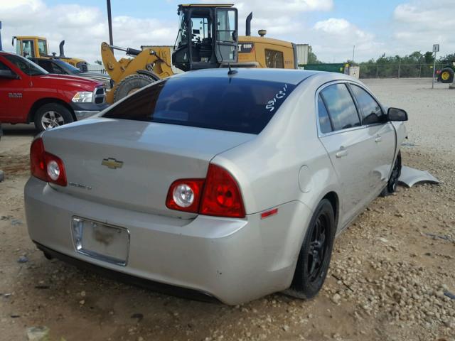 1G1ZC5EB3AF116077 - 2010 CHEVROLET MALIBU 1LT BEIGE photo 4