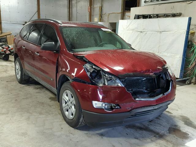 1GNER13D39S148622 - 2009 CHEVROLET TRAVERSE L RED photo 1