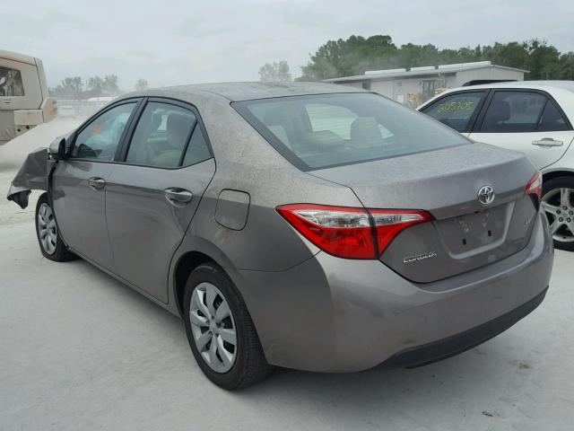 2T1BURHE3GC739977 - 2016 TOYOTA COROLLA L SILVER photo 3