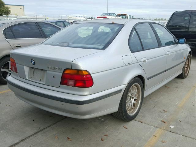 WBADN63412GN85411 - 2002 BMW 540I SILVER photo 4