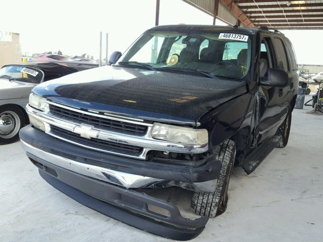 1GNEC13V15R188550 - 2005 CHEVROLET TAHOE BLACK photo 2