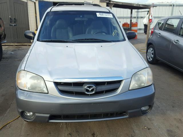 4F2YU09151KM05795 - 2001 MAZDA TRIBUTE LX SILVER photo 9