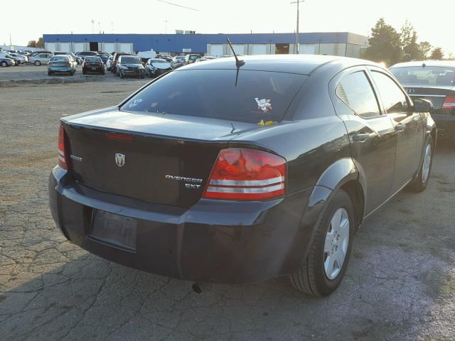 1B3LC46BX9N551834 - 2009 DODGE AVENGER BLACK photo 4