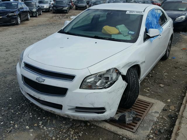 1G1ZC5E14BF164339 - 2011 CHEVROLET MALIBU 1LT WHITE photo 2