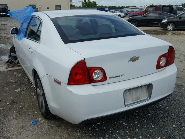 1G1ZC5E14BF164339 - 2011 CHEVROLET MALIBU 1LT WHITE photo 3