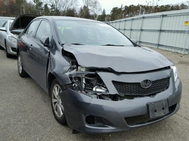 1NXBU4EE0AZ178120 - 2010 TOYOTA COROLLA BA GRAY photo 1