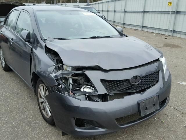 1NXBU4EE0AZ178120 - 2010 TOYOTA COROLLA BA GRAY photo 9