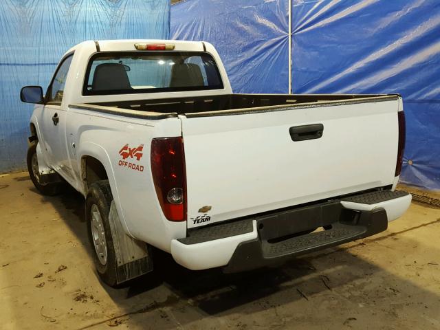 1GCDT149X88162061 - 2008 CHEVROLET COLORADO WHITE photo 3