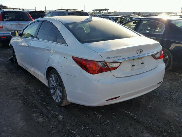 5NPEB4ACXBH181503 - 2011 HYUNDAI SONATA GLS WHITE photo 3