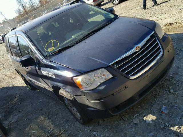 2A8HR44H78R603330 - 2008 CHRYSLER TOWN & COU BLUE photo 1