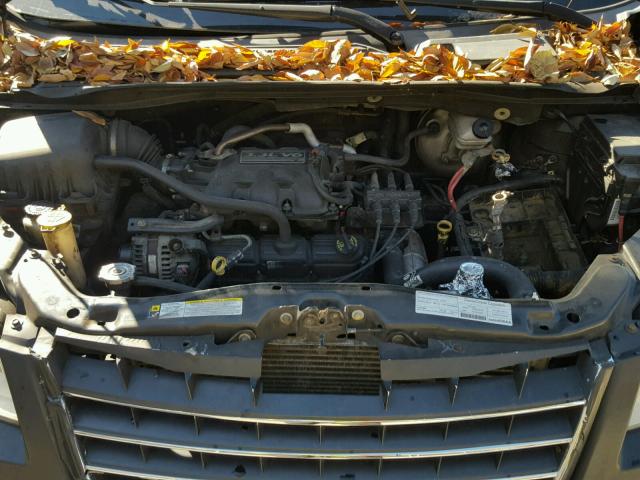 2A8HR44H78R603330 - 2008 CHRYSLER TOWN & COU BLUE photo 7