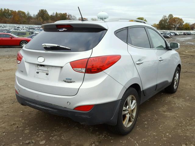 KM8JUCAC8CU541678 - 2012 HYUNDAI TUCSON GLS SILVER photo 4