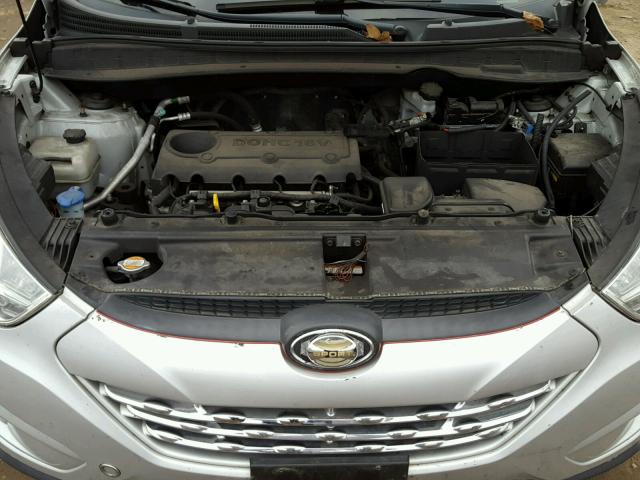 KM8JUCAC8CU541678 - 2012 HYUNDAI TUCSON GLS SILVER photo 7