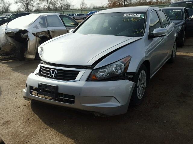 1HGCP2F32AA125956 - 2010 HONDA ACCORD LX SILVER photo 2